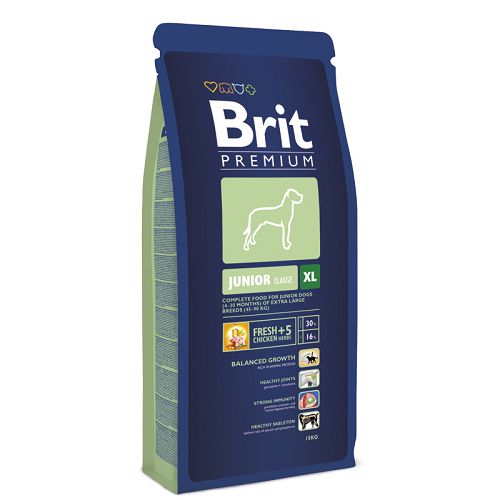 Корм Brit Premium Junior XL для молодых собак гигантских пород Корм Brit Premium Junior XL для молодых собак гигантских пород