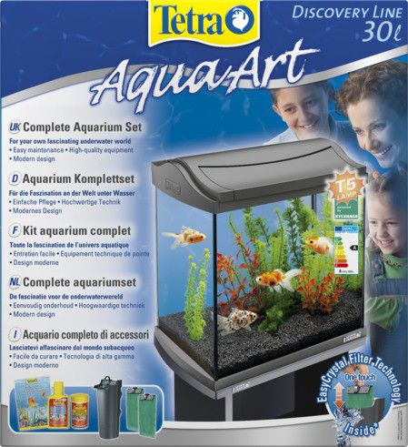Tetra AquaArt Goldfish Discover Line аквариумный комплект, черный, 30 л Tetra AquaArt Goldfish Discover Line аквариумный комплект, черный, 30 л