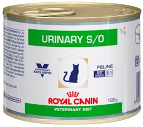 Диета Royal Canin URINARY S/O для кошек при МКБ, 195 г