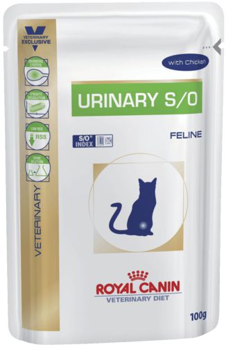 Диета Royal Canin URINARY S/O Курица для кошек при МКБ, 100 г