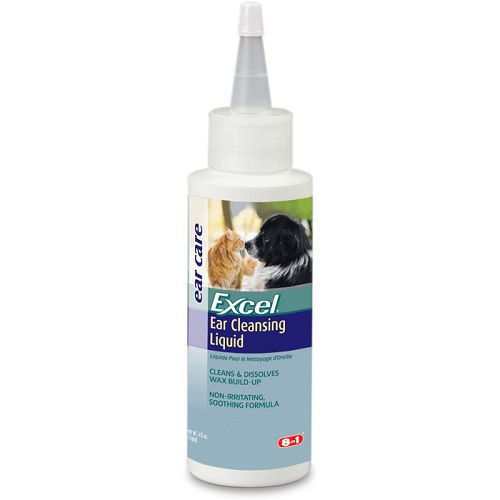 8in1 Excel Ear Cleansing Liquid Гигиенический лосьон для ушей кошек и собак, 118 мл