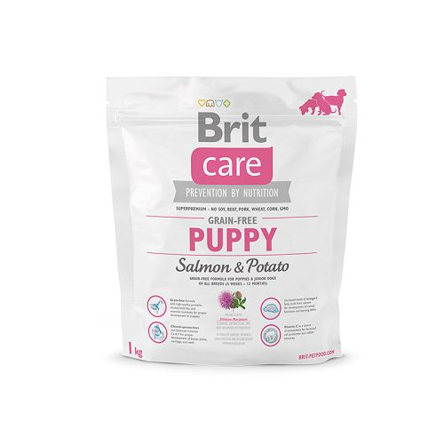 Корм Brit Care Salmon&Potato Puppy для щенков, лосось и картофель Корм Brit Care Salmon&Potato Puppy для щенков, лосось и картофель