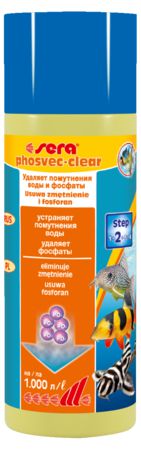 Кондиционер Sera PHOSVEC-CLEAR для удаления фосфатов в аквариумной воде, 250 мл