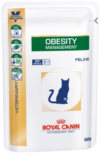 Диета Royal Canin OBESITY MANAGEMENT S/O для кошек при ожирении, 100 г