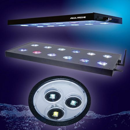 Светильник Aqua Medic LED Spectrus 90, 6 рег. каналов, WiFi, iOS/Android, 880x265x32 мм, 210 Вт