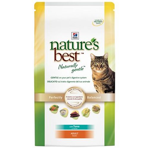 Корм Hill`s Nature's Best Adult для взрослых кошек, с тунцом и овощами
