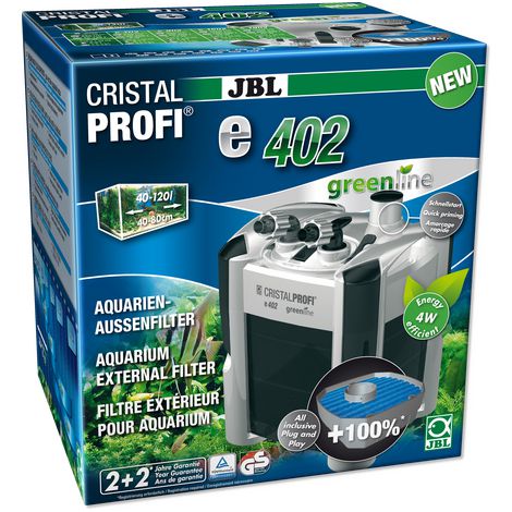 Внешний аквариумный фильтр JBL CristalProfi e402 greenline для 40-120 л, 450 л/ч