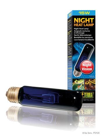 Exo Terra NIGHT HEAT LAMP A10 Moonlight лампа лунного света для террариума, 15 Вт