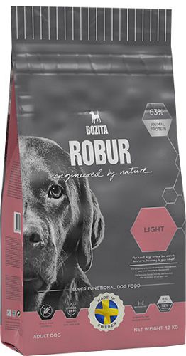 Корм BOZITA ROBUR Light 19/08 для взрослых собак, склонных к набору веса, с низкой активностью
