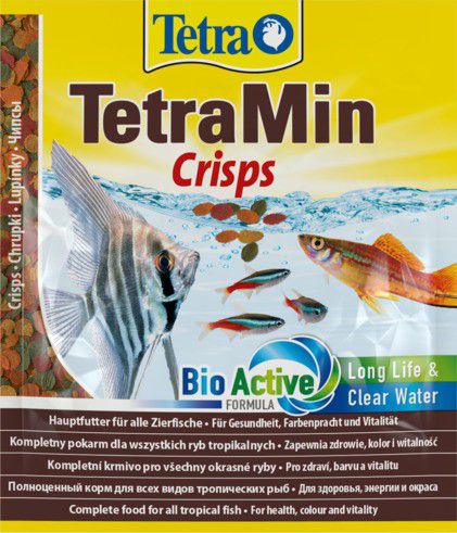 TetraMin Pro Crisps основной корм для всех видов аквариумных рыб, чипсы 12 г