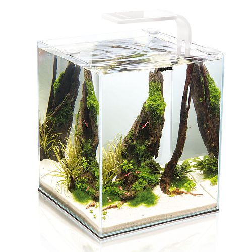 Аквариум AQUAEL Shrimp Set SMART PLANT II 20 белый, 25х25х30 см, 19 л