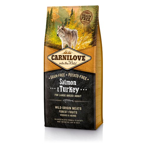 Корм Carnilove Salmon&Turkey for Large BreedAdult для взрослых собак крупных пород Корм Carnilove Salmon&Turkey for Large BreedAdult для взрослых собак крупных пород