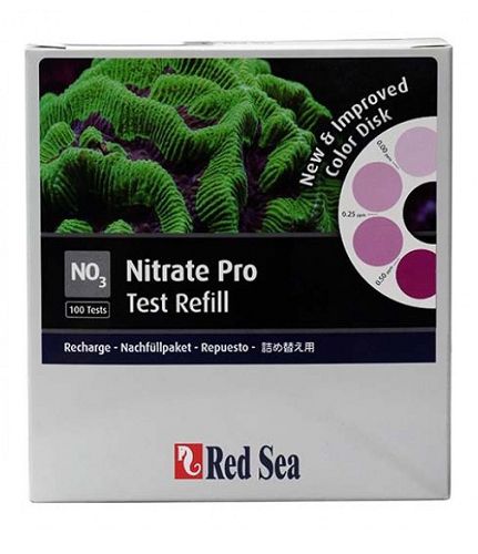 Red Sea реактивы для теста Нитрат Про сравнительный с цветовым диском, 100 измерений