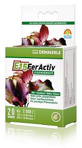 Железосодержащее удобрение Dennerle E15 FerActiv для аквариумных растений, таблетки 10 шт
