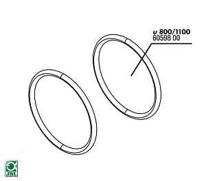 JBL Сменная прокладка для крышки ротора помпы ProFlow u800/1100, 2 шт.