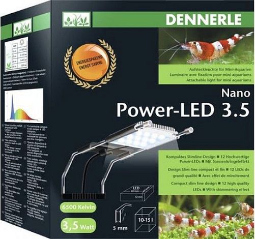 Dennerle Nano Power LED 3.5 LED светильник для нано-аквариумов 10-20 л, 3,5 Вт