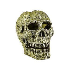 Декорация с GLO-эффектом GLOFISH «Череп», 10×6,5×9 см