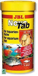 Основной корм JBL NovoTab для пресноводных аквариумных рыб, таблетки 1 л