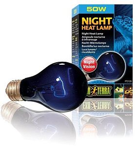 Лампа лунного света Exo Terra Night Heat Lamp для рептилий, 50 Вт