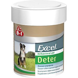 8in1 EXCEL Deter От поедания фекалий, 100 табл.