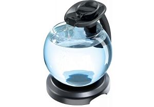 Аквариум Tetra Cascade Globe DUO Water круглый, черный, 6,8 л