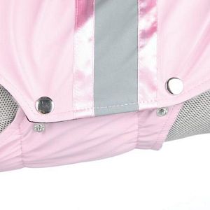 Попона TRIXIE «Como» с капюшоном, 36 см, розовый, клетка