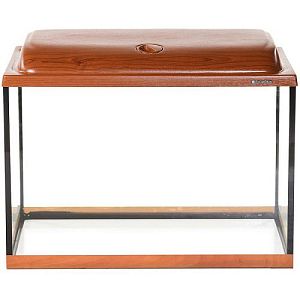 Аквариум AquaPlus прямой, итальянский орех, 60х30×40 см, 72 л