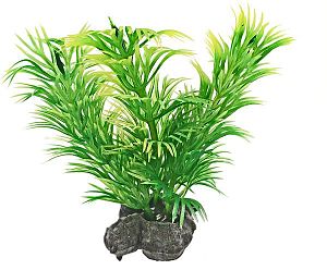 Растение пластиковое мини Tetra DecoArt Plant XS Green Refill зеленое, 6 см, 6 шт.
