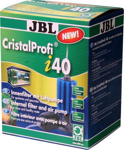JBL CristalProfi i40 внутренний воздушный аквариумный фильтр, 80 л/ч