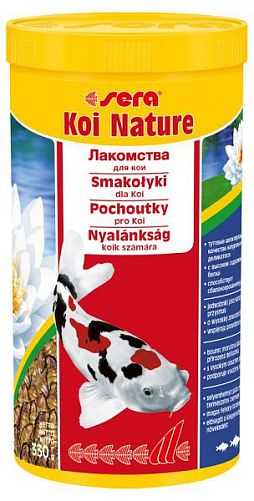 Sera KOI NATURE деликатесный корм для прудовых рыб, 1 л