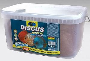 Корм Biodesign ДИСКУС для дискусов, гранулы 11 л, 5,5 кг