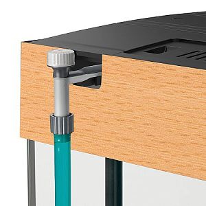 Аквариум Ferplast DUBAI CORNER 90 угловой, орех, 180 л