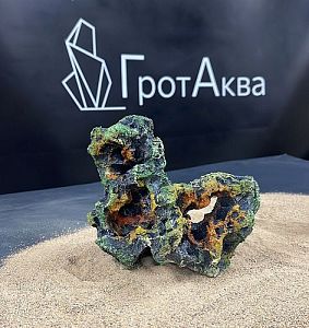 Камень цветной биокерамика море S, 12−15 см