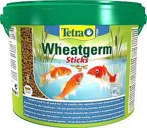 ТetraPond Wheatgerm Sticks корм для карпов Кои в осенне-зимний период, палочки 10 л