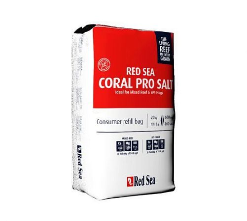 Соль морская Red Sea  Coral Pro Salt на 600 л, пакет, 20 кг