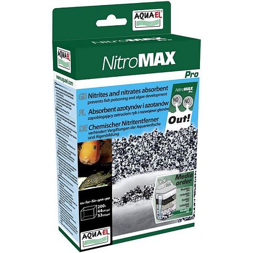 Наполнитель для фильтров Aquael NitroMAX Pro ионнообменная смола, 3x100 мл