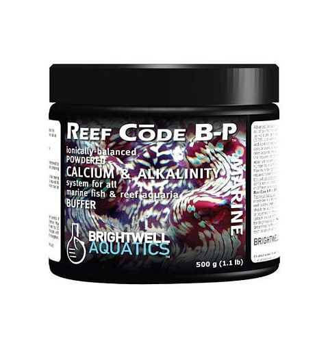 Стабилизатор щелочности и Кальция Brightwell Aquatics Reef Code B-P для морских аквариумов, 500 г