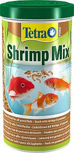 Корм Tetra Pond Shrimp Mix для прудовых рыб, смесь из креветок и гаммаруса 1 л
