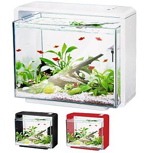 Аквариум Hailea прямоугольный+ фильтр RP-200, 40&nbsp;л, белый