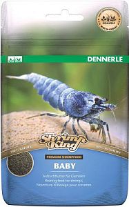 Основной корм Dennerle Shrimp King Baby для молодняка креветок, гранулы 30 г