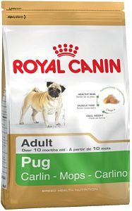 Корм Royal Canin Mops Adult для взрослых собак породы мопс