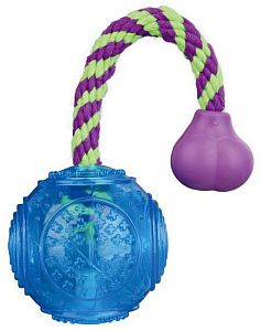Мяч TRIXIE на верёвке плавающий, пластик, D 7 см, 25 см