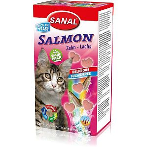 SANAL для кошек Лосось, витамины В1, В2, В6, В12