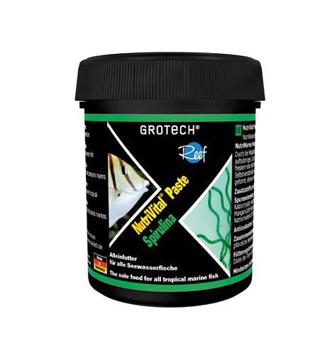 Корм GROTECH NutriVital Paste Spirulina для рыб, 125 г