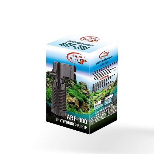 Фильтр-помпа  Aqua Reef ARF - 300 на 10-20 л, 3 Вт, 300л/ч