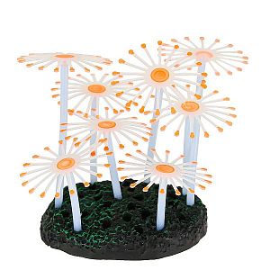 Флуоресцентная декорация GLOXY Анемон, 8.5x7×9.5 см