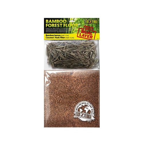 Грунт Exo Terra Bamboo Forest Floor 2 в 1 для террариума, бамбук и кокос, 1,1 л и 3,3 л