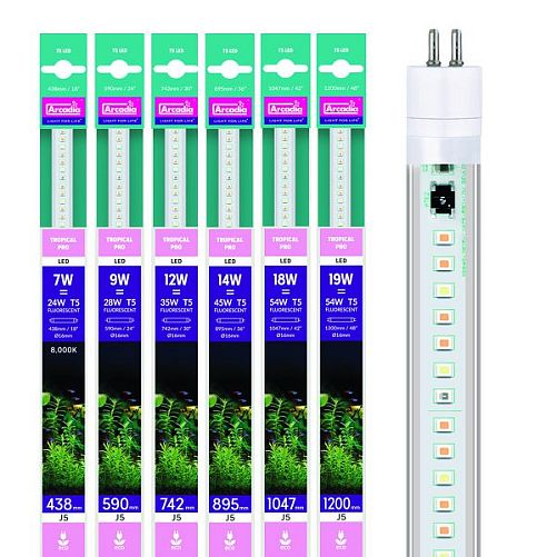 Светодиодная лампа Aquarium Systems T5 LED Freshwater Pro 8000K, 438 мм, 7 Вт