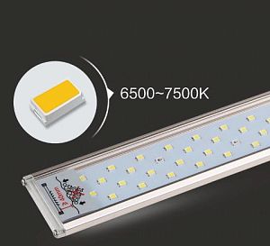 Светильник LED ультратонкий SunSun ADP-200C для аквариума, 5&nbsp;Вт, 218х41&times;8&nbsp;мм