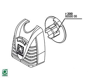 JBL Передняя крышка с регулятором для помпы ProFlow t300